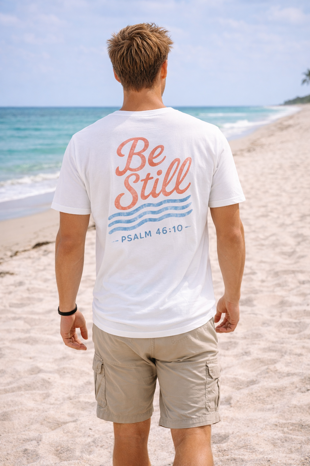 Unisex "Be Still" Psalm 46:10 Tee — Christian Inspirational T-Shirt
