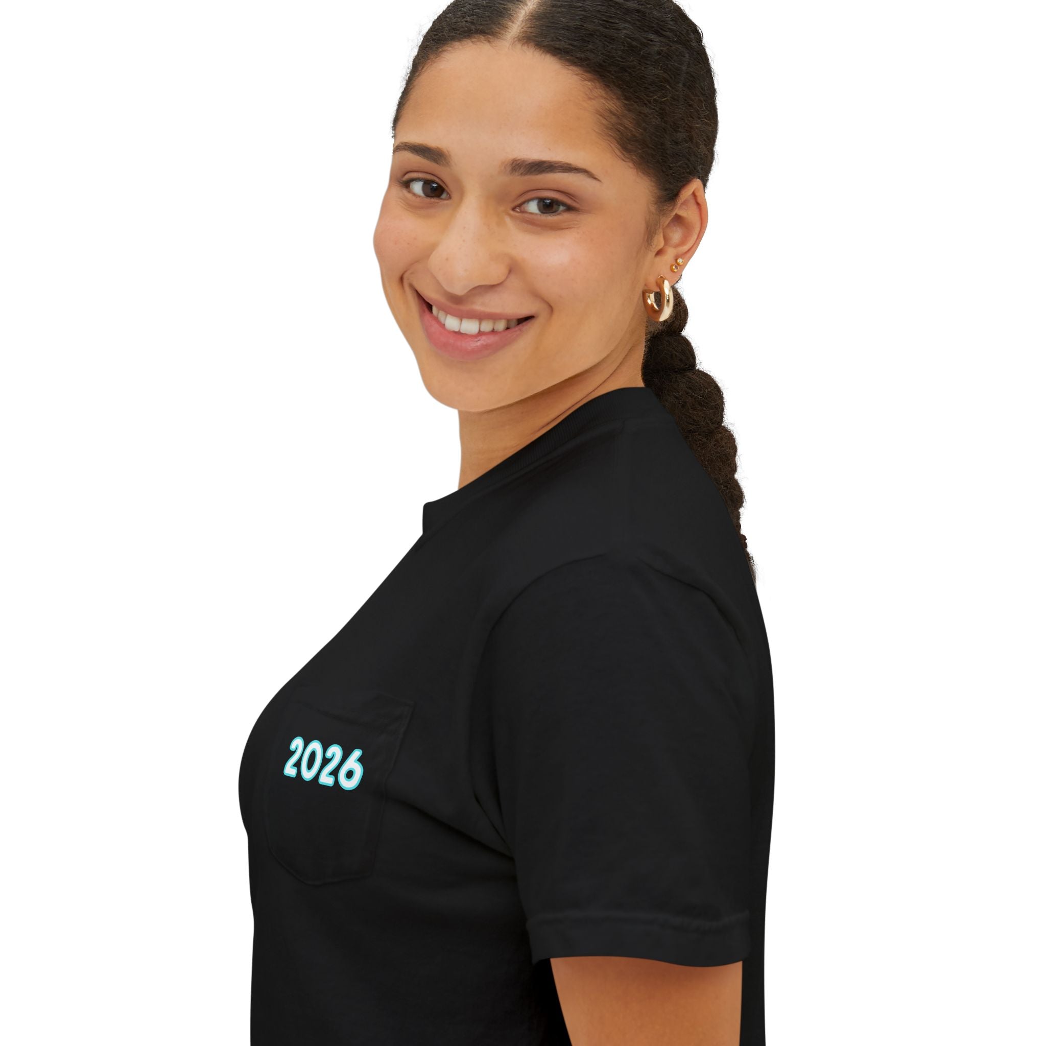 Beach Pocket T-Shirt — "Time To Go To The Beach" 2026 Graphic Tee